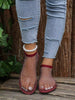 2026 Spring/Summer New Soft Round Toe Fishnet Socks Rhinestone Slip-On Casual Outdoor Breathable Large Size Hollow Sandals Flat Shoes